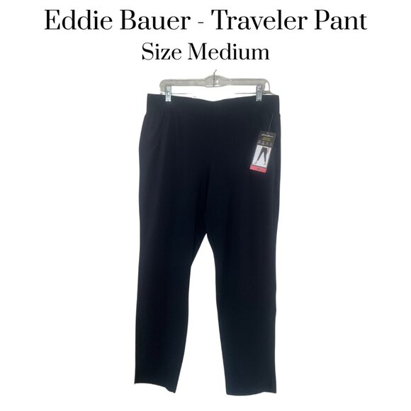 Eddie Bauer Pants - NWT Eddie Bauer Traveler Ankle pant stretch UPF 50+ lightweight black Medium